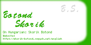 botond skorik business card